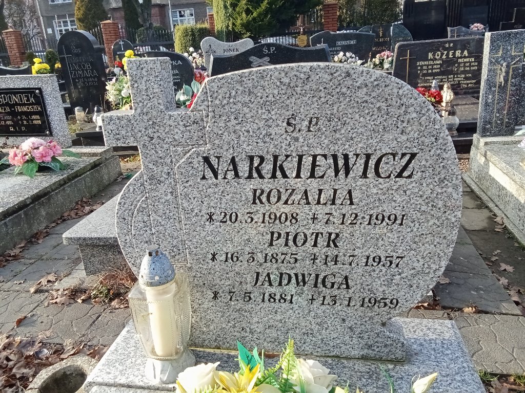 Grób Jadwiga Narkiewicz