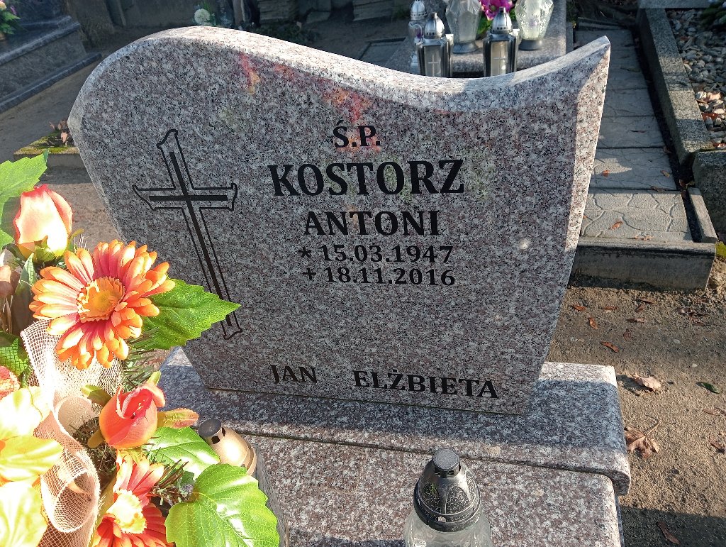 Grób Elżbieta Kostorz