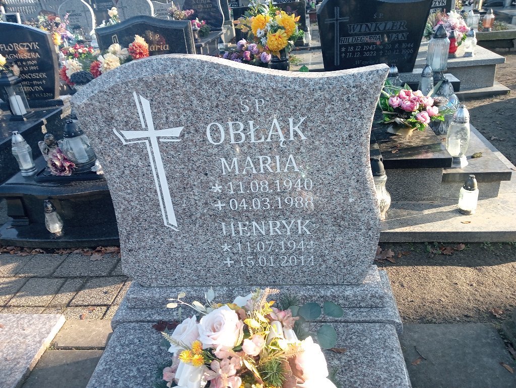 Grób Maria Obłąk