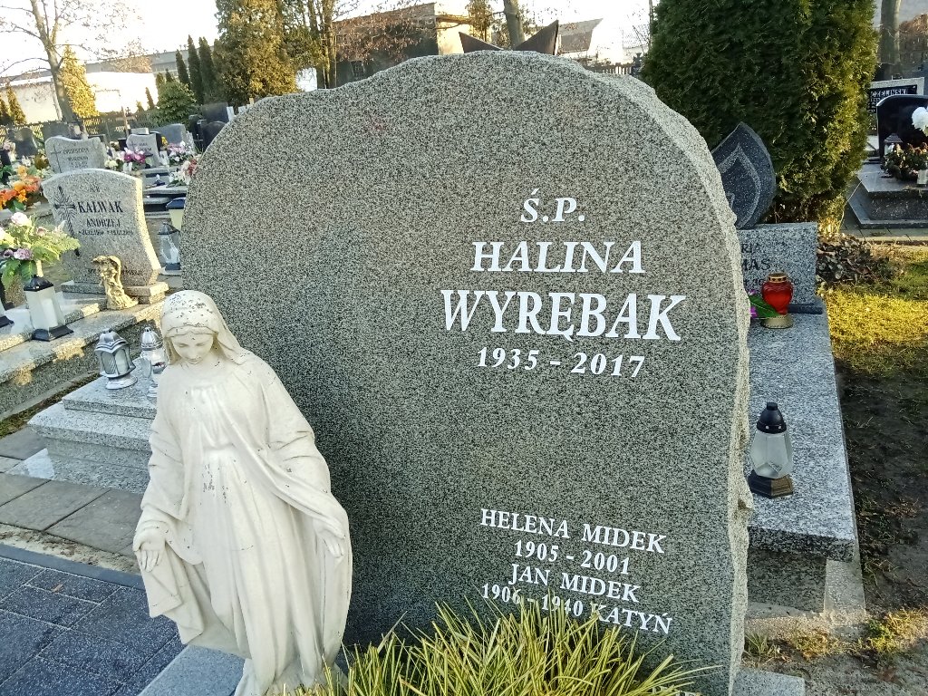 Grób Halina Wyrębak