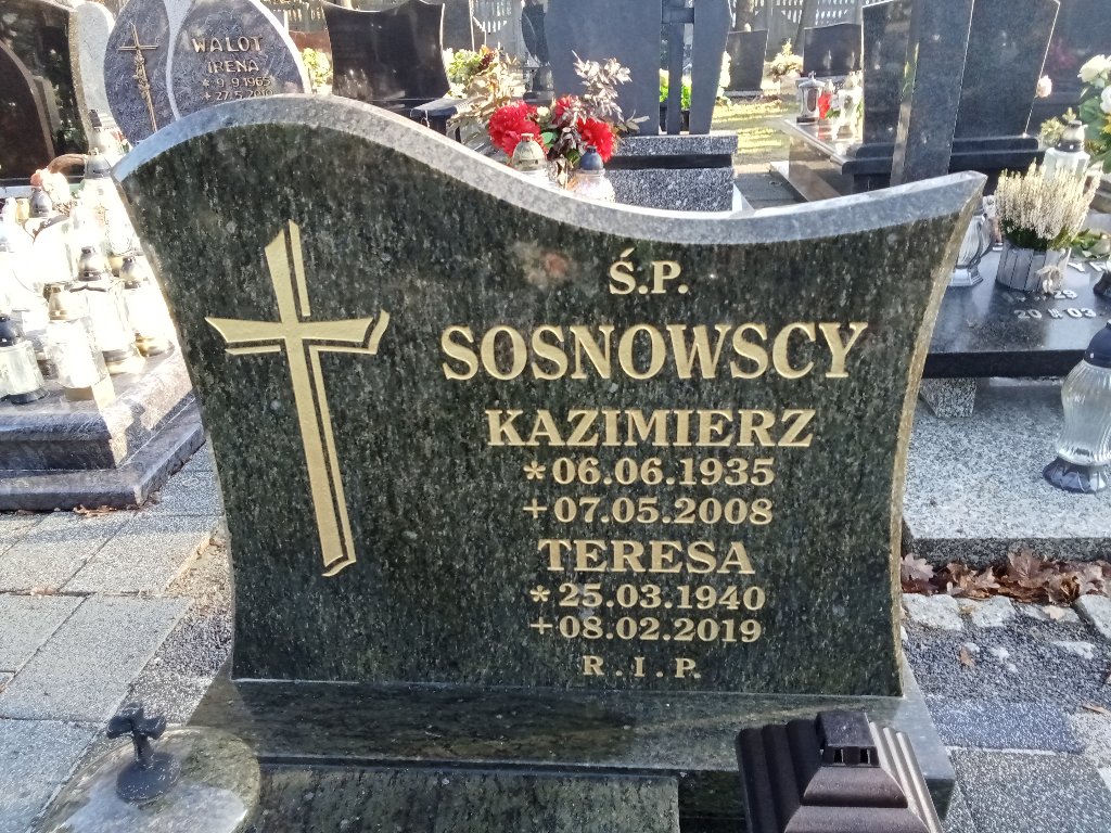 Grób Kazimierz Sosnowski