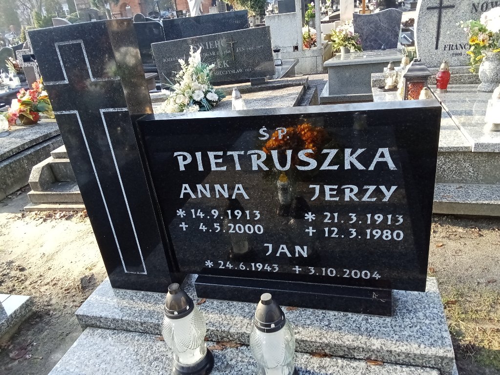 Grób Jerzy Pietruszka