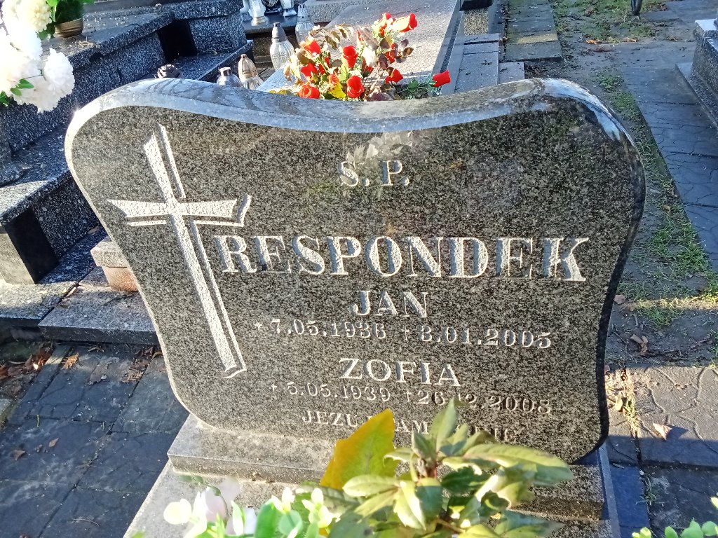 Grób Jan Respondek