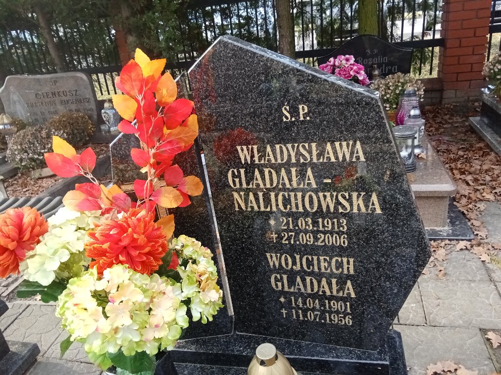 Grób Władysława Glądała-Nalichowska